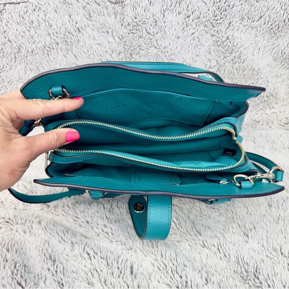 COACH Grain Leather Mercer 24 Satchel Handbag - Picture 9 of 11